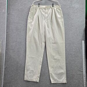Polo Ralph Lauren Mens Pants 36X34 Beige Chino Cotton Logo